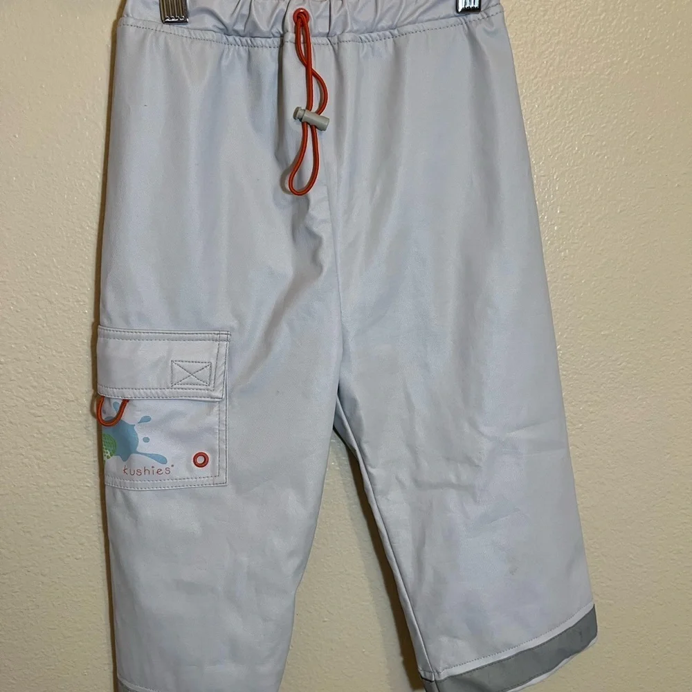 Kushies Kids Light Gray Toddler Outerwear Rain Pants